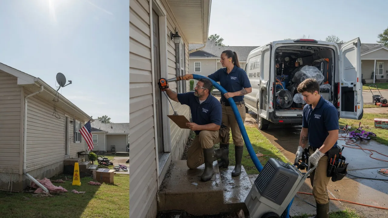 Ceiling Water Damage Restoration in Telford, TN near me